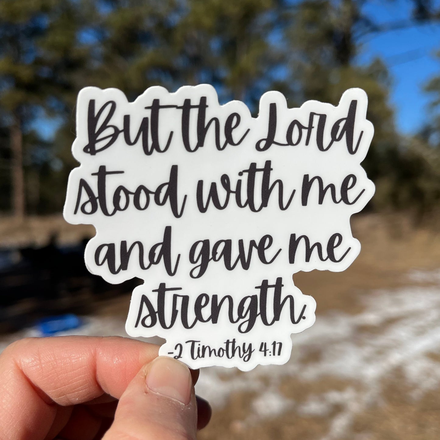 2 Timothy 4:17 Sticker