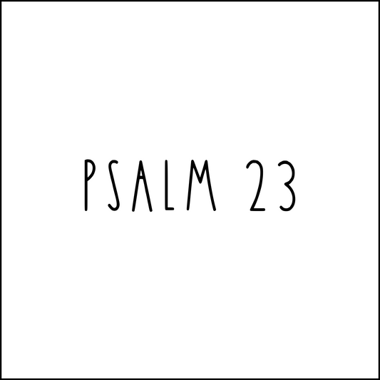 Precut Psalm 23 Quilt Squares - CSB