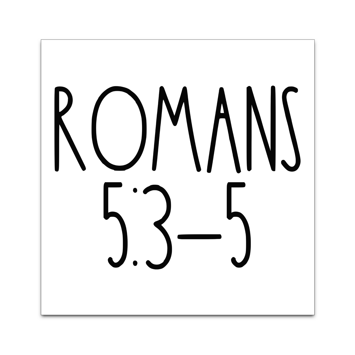 Set of 8 Precut Quilt Squares - Romans 5:3-5