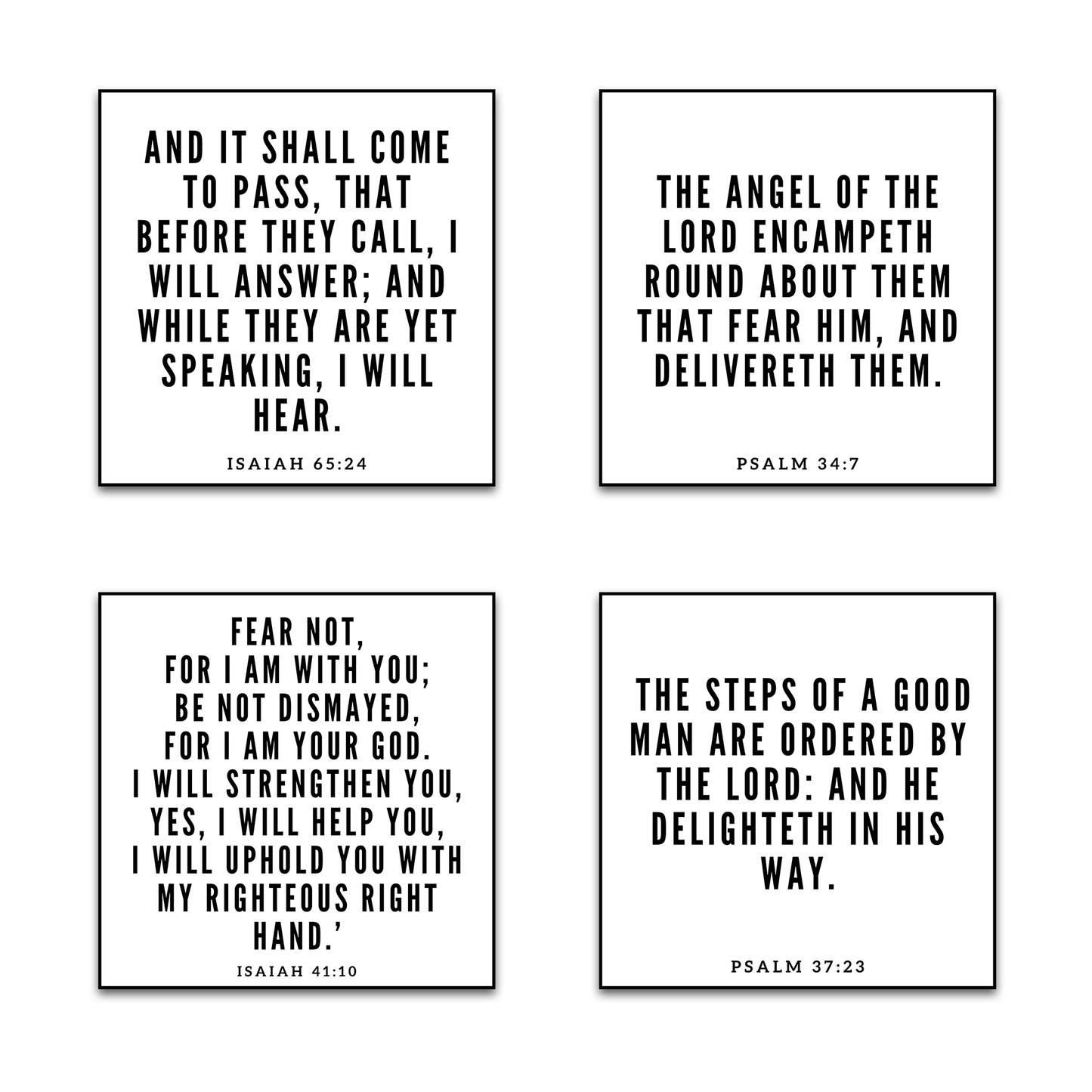 Set of 30 Bible Verse Quilt Squares - BIBLE010