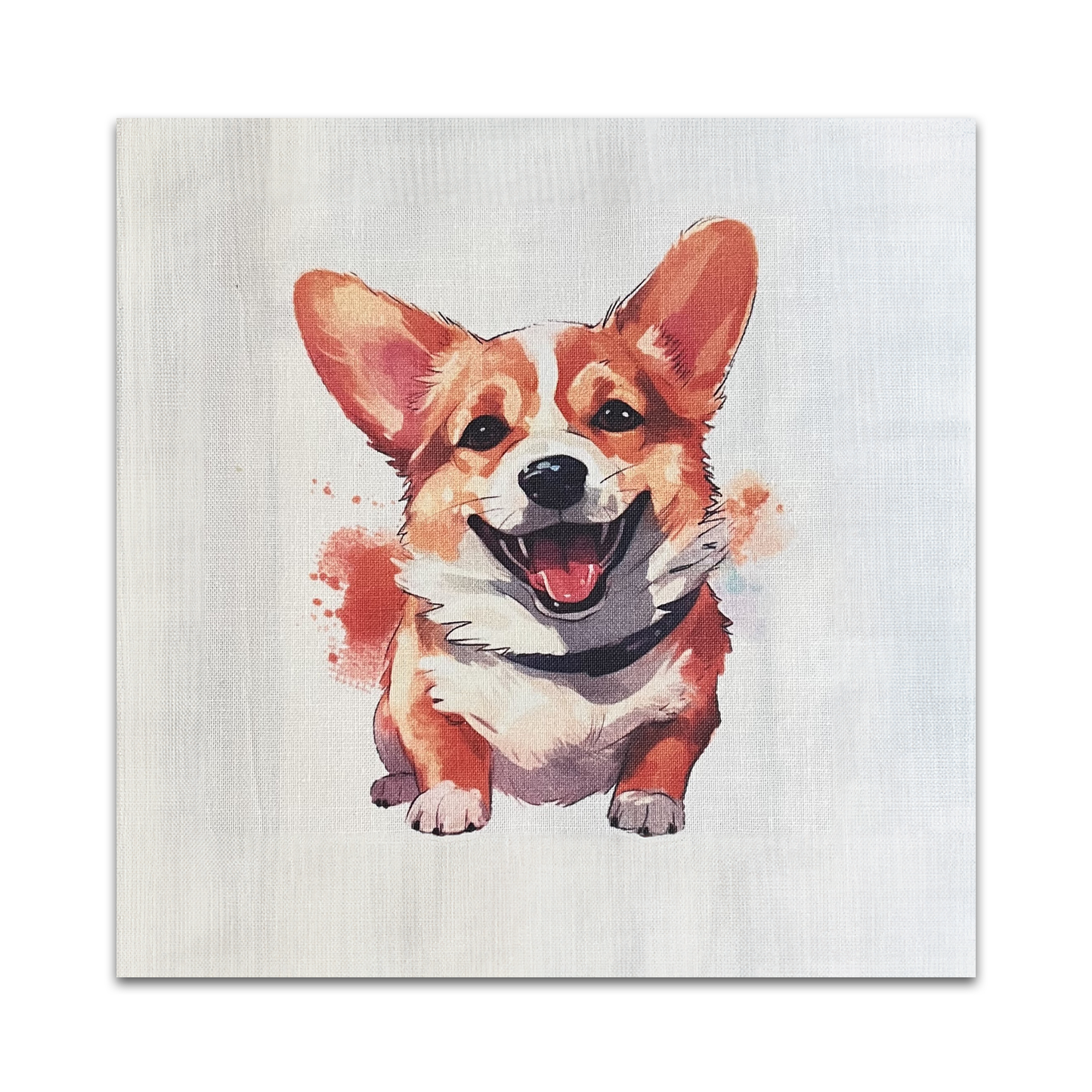 Set of 10 Corgi Quilt Squares