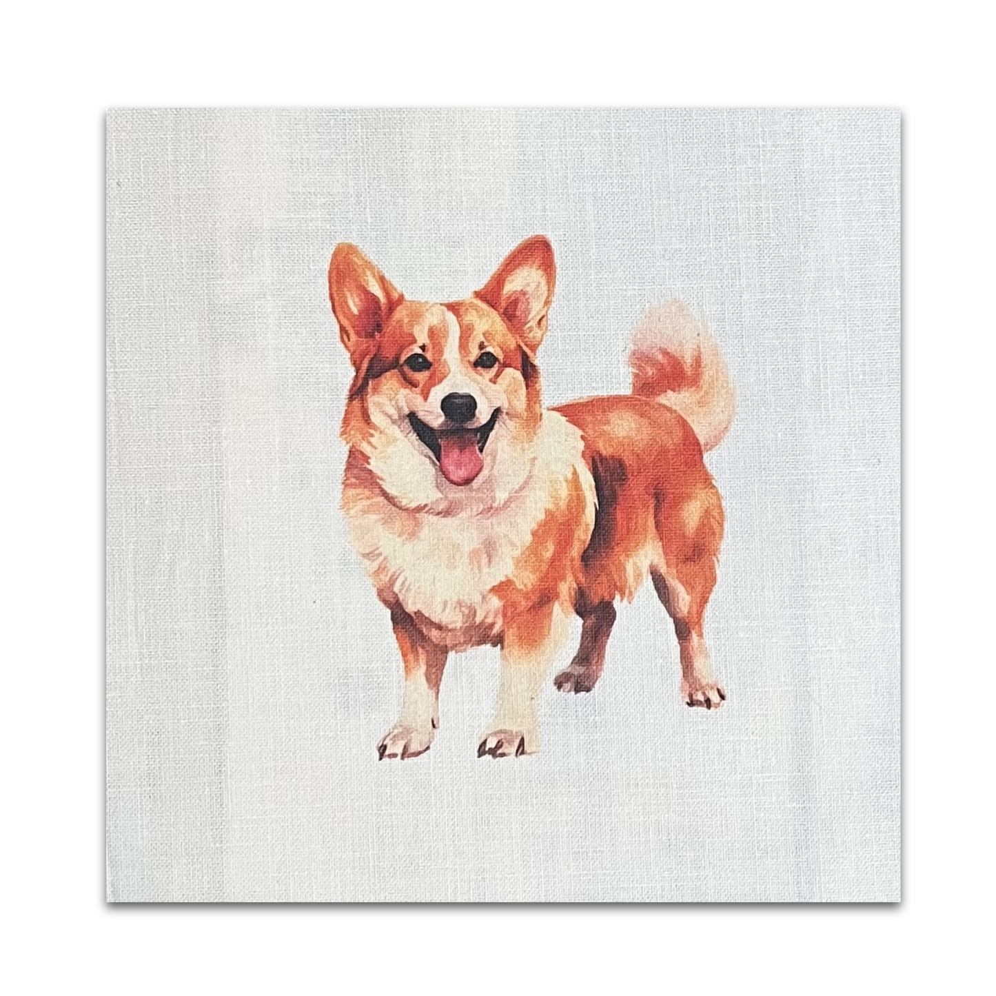 Set of 10 Corgi Quilt Squares