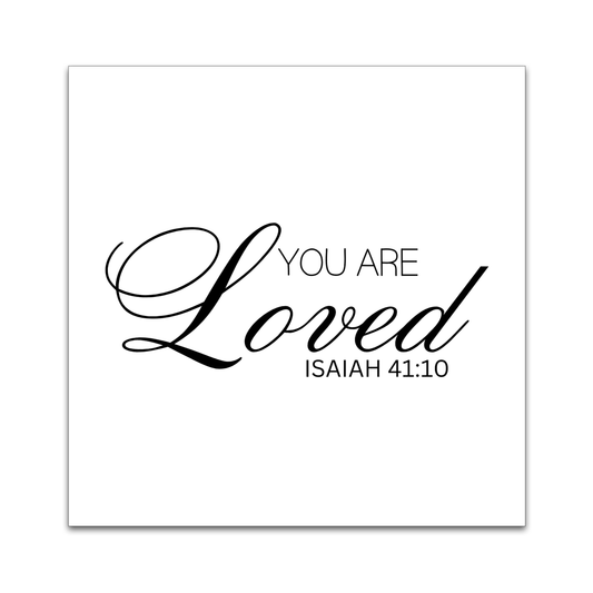 You Are Loved Precut Quilt Square